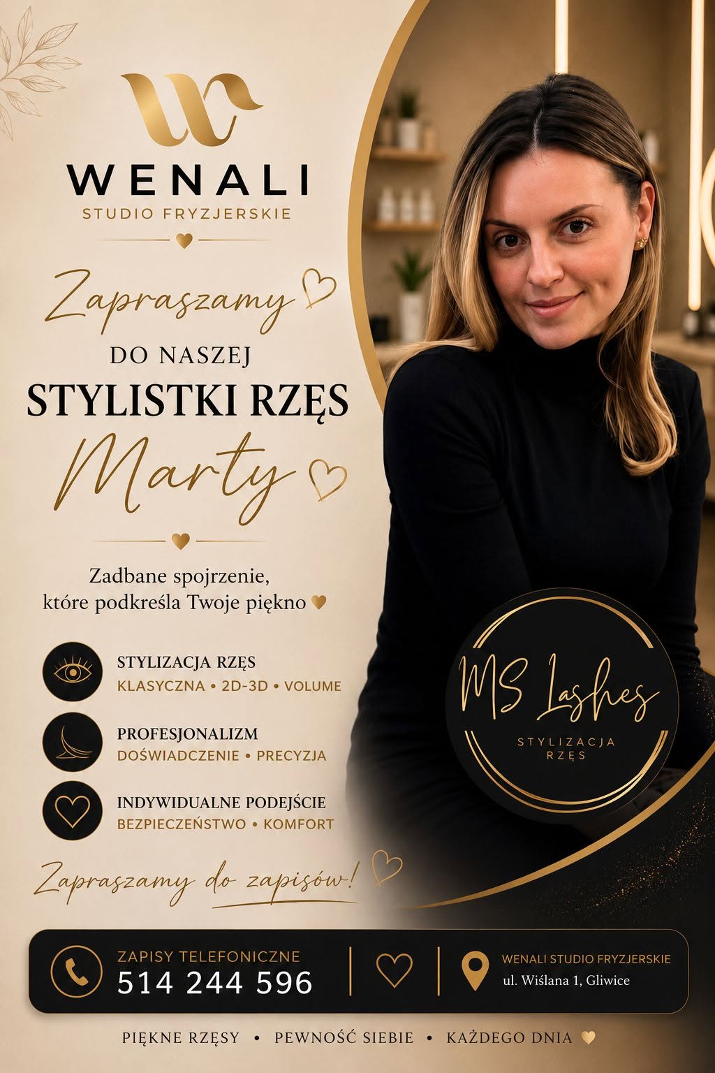 Marta — Stylistka rzęs · MS Lashes